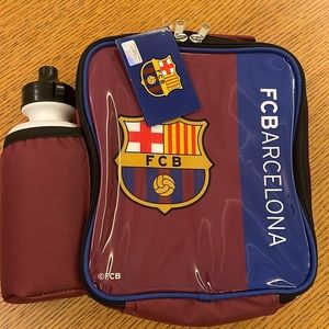 FC Barcelona Officially Licensed lunch bag kit NEW imported football soccer